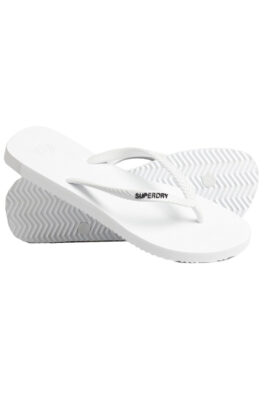 SUPERDRY OVIN VINTAGE CLASSIC Flip Flops WHITE ΓΥΝΑΙΚΑ ΠΑΝΤΟΦΛΕΣ ΛΕΥΚΟ