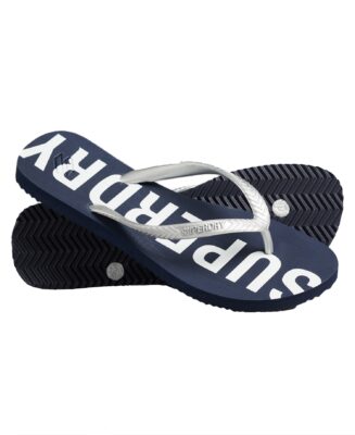 SUPERDRY CODE ESSENTIAL Flip Flops NAVY ΓΥΝΑΙΚΑ ΠΑΝΤΟΦΛΕΣ ΜΠΛΕ