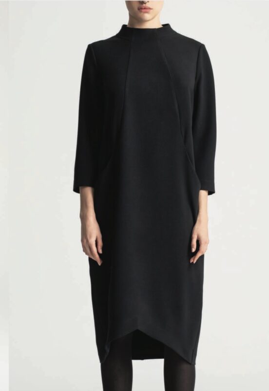 LOTUS EATERS KUKA LONG LINE DRESS BLACK ΓΥΝΑΚΕΙΟ ΦΟΡΕΜΑ ΜΑΥΡΟ