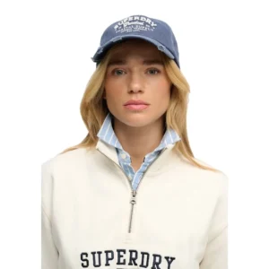 SUPERDRY VINTAGE APPLIQUE BASEBALL CAP UNISEX ΚΑΠΕΛΟ ΜΠΛΕ