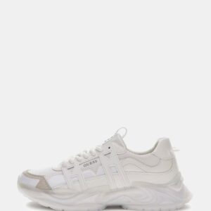 GUESS BELLUNO LEATHER BLENT SNEAKER WHITE ΑΝΔΡΑΣ ΠΑΠΟΥΤΣΙ ΛΕΥΚΟ