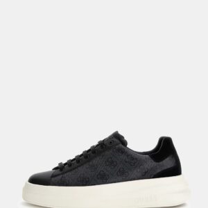 GUESS ELBA 4G LOGO SNEAKERS BLACK ΑΝΔΡΑΣ ΠΑΠΟΥΤΣΙ ΜΑΥΡΟ