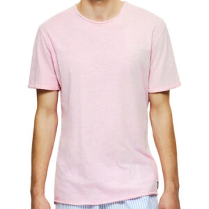 DIRTY LAUNDRY TSHIRT WITH ROUND CUT NECKLINE BUBBLEGUM ΑΝΔΡΑΣ ΡΟΖ ΜΠΛΟΥΖΑ