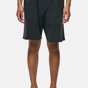 DIRTY LAUNDRY SWEATBERMUDA RAW EDGES REGULAR FIT VINTAGE BLACK ΑΝΔΡΑΣ ΒΕΡΜΟΥΔΑ ΜΑΥΡΟ