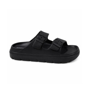 SUPERDRY WOMEN SLIDE SANDAL SOVA BLACK ΓΥΝΑΙΚΑ ΠΑΝΤΟΦΛΑ ΜΑΥΡΟ