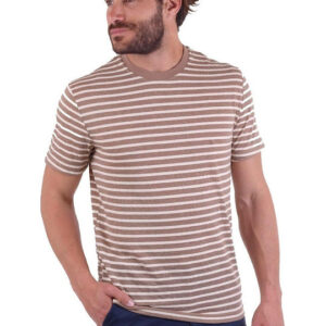 MARKUP MEN CREW NECK T-SHIRT MK891034 TABACCO ΑΝΤΡΙΚΟ ΜΠΛΟΥΖΑ ΜΠΕΖ