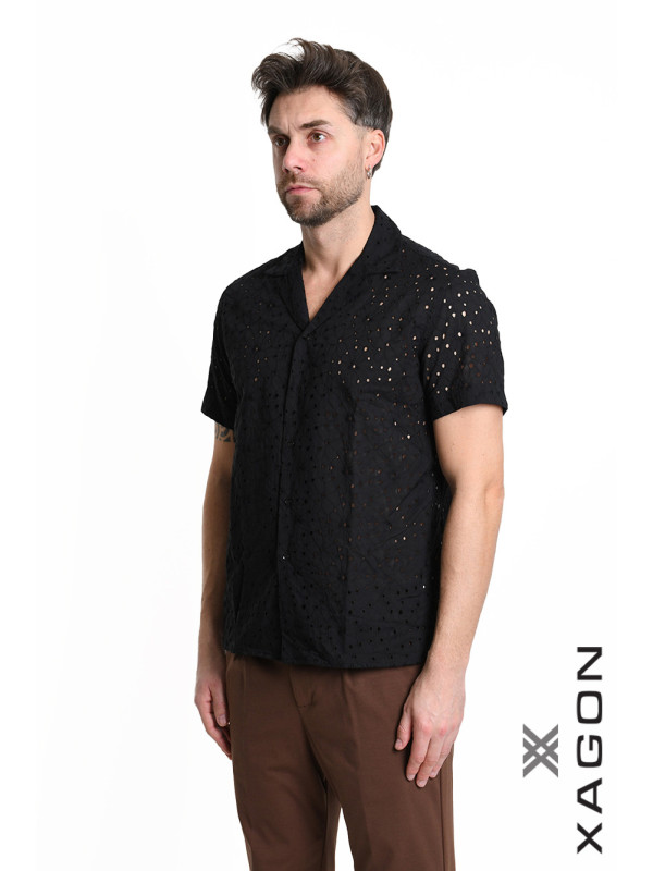shirt-regular-fit-perforated-seamed-cotton-black-3