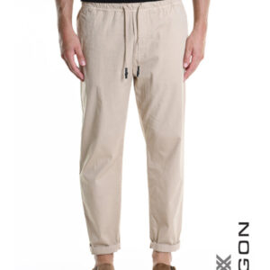 XAGON MAN TROUSERS COMFORT FIT BLEND LINEN COTTON BEIGE ΑΝΤΡΙΚΟ ΠΑΝΤΕΛΟΝΙ ΜΠΕΖ