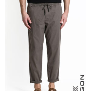 XAGON MAN TROUSERS COMFORT FIT BLEND LINEN COTTON MUD ΑΝΤΡΙΚΟ ΠΑΝΤΕΛΟΝΙ ΚΑΦΕ