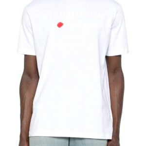 JOHN RICHMOND  X T-SHIRT SAKANTA LOGO ΑΝΤΡΙΚΗ ΜΠΛΟΥΖΑ ΛΕΥΚΗ