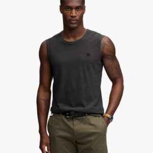 SUPERDRY MENS ORGANIC COTTON TRUNK CHROME GREY ΑΝΔΡΑΣ ΜΠΛΟΥΖΑΚΙ ΓΚΡΙ