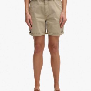 SUPERDRY CHINO SHORTS BEIGE ΓΥΝΑΙΚΑ ΜΠΕΖ ΣΟΡΤΣ