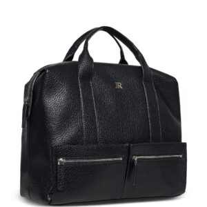 JOHN RICHMOND ZIP POCKET BACKPACK LEATHER RMP26138BO BLACK ΜΑΥΡΟΣ ΣΑΚΟΣ