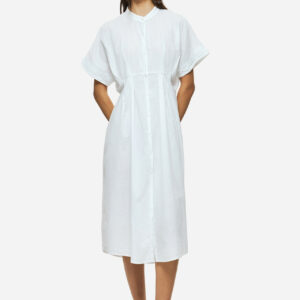 DIRTY LAUNDRY KAFTAN SHIRT DRESS WHITE ΓΥΝΑΙΚΕΙΟ ΦΟΡΕΜΑ ΛΕΥΚΟ